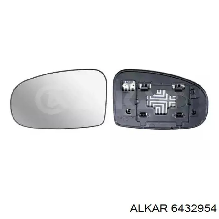 Купити 6432954 Alkar Скло дзеркала заднього виду, правого
