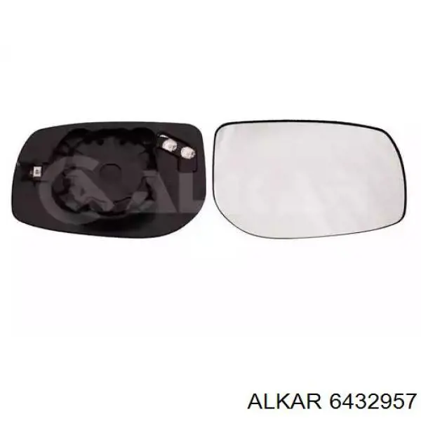 Купити 6432957 Alkar Скло дзеркала заднього виду, правого