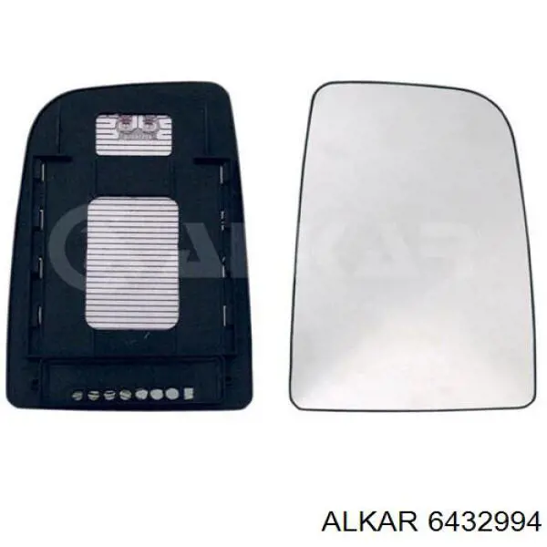 Зеркальный элемент зеркала заднего вида ALKAR 6432994