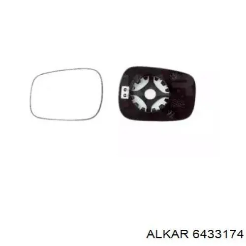 Купити 6433174 Alkar Дзеркальний елемент дзеркала заднього виду
