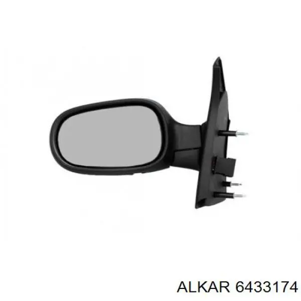 Скло зерказа заднього виду Alkar 6433174