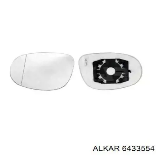 Скло дзеркала заднього виду, лівого Alkar 6433554 ціна, від 17.13 USD