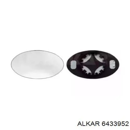 Скло дзеркала заднього виду, лівого Alkar 6433952 ціна, від 8.78 USD