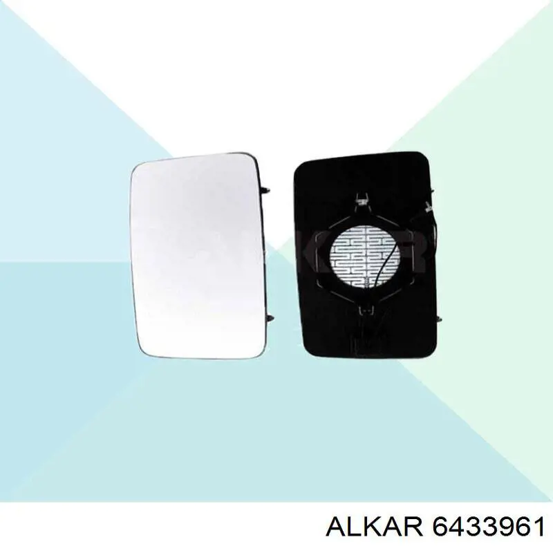 Зеркальный элемент зеркала заднего вида ALKAR 6433961