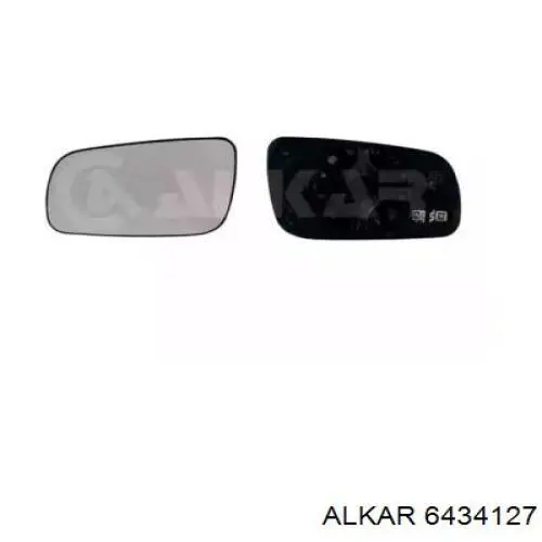 6434127 Alkar дзеркальний елемент дзеркала заднього виду, правого