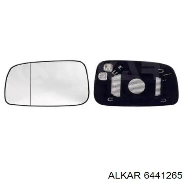 Купити 6441265 Alkar Скло дзеркала заднього виду, правого