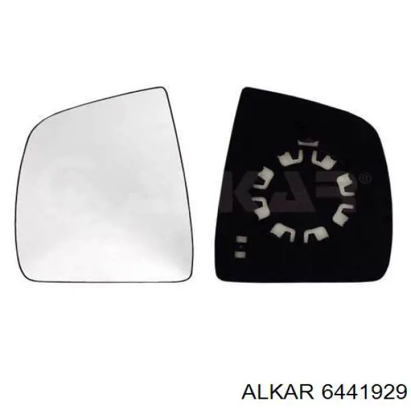 Скло дзеркала заднього виду, лівого Alkar 6441929 ціна, від 6.64 USD