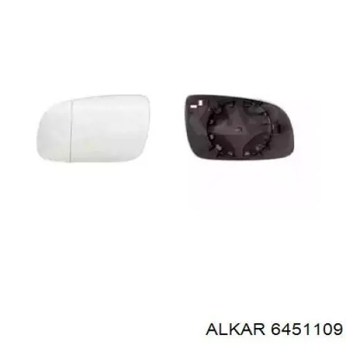 6451109 Alkar дзеркальний елемент дзеркала заднього виду, лівого