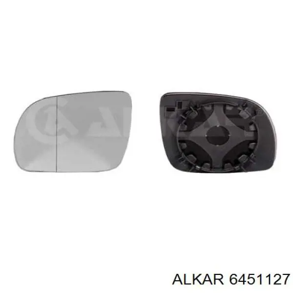 6451127 Alkar дзеркальний елемент дзеркала заднього виду, лівого