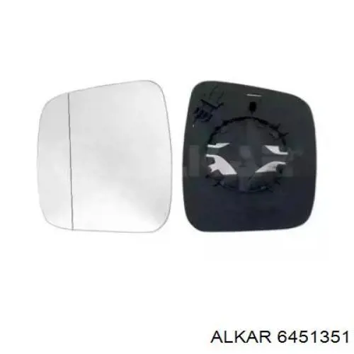 6451351 Alkar дзеркальний елемент дзеркала заднього виду, лівого