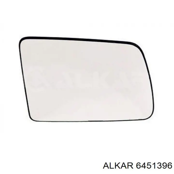 6451396 Alkar дзеркальний елемент дзеркала заднього виду, лівого