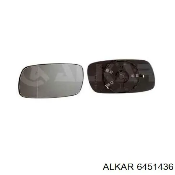 6451436 Alkar дзеркальний елемент дзеркала заднього виду, лівого