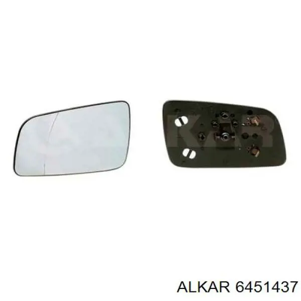 6451437 Alkar дзеркальний елемент дзеркала заднього виду, лівого