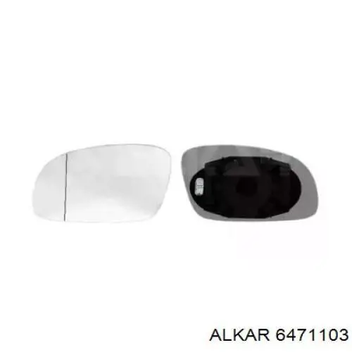 6471103 Alkar дзеркальний елемент дзеркала заднього виду, лівого