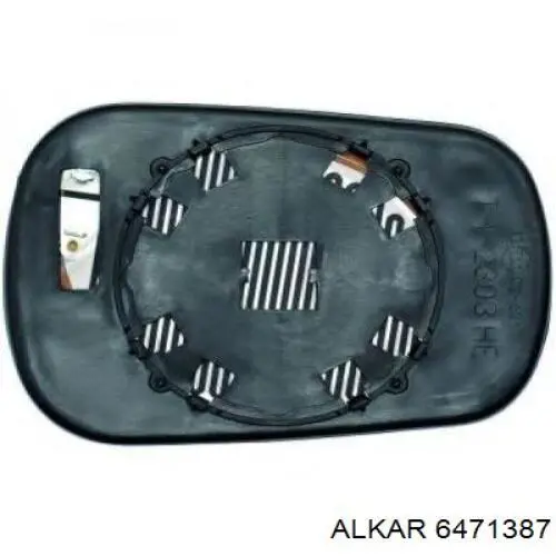 Купити 6471387 Alkar Дзеркальний елемент дзеркала заднього виду, лівого