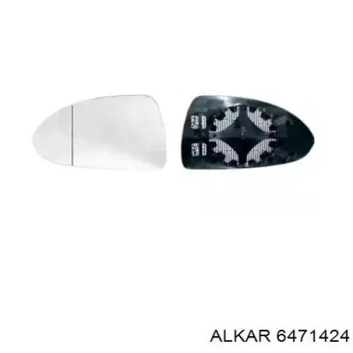 Купити 6471424 Alkar Дзеркальний елемент дзеркала заднього виду, лівого