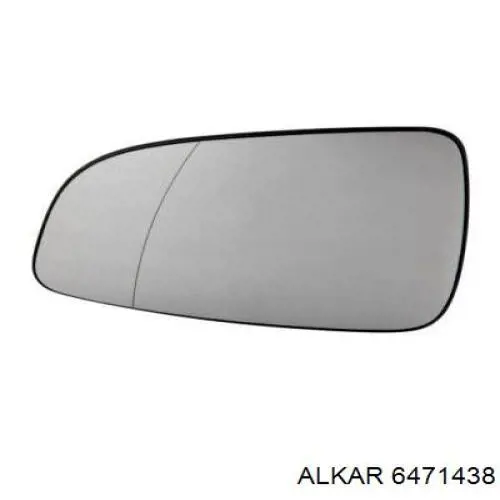 6471438 Alkar дзеркальний елемент дзеркала заднього виду, лівого