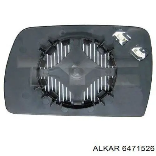 Скло дзеркала заднього виду, лівого Alkar 6471526 ціна, від 13.70 USD