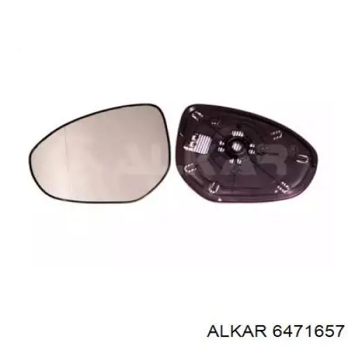 6471657 Alkar дзеркальний елемент дзеркала заднього виду, лівого