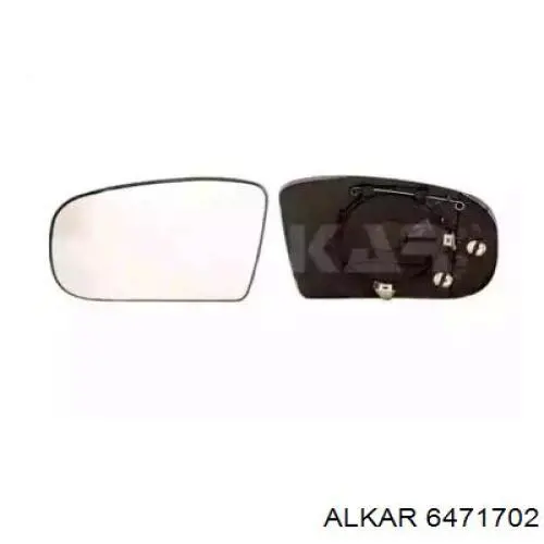 Дзеркальний елемент лівого дзеркала заднього виду Alkar 6471702 ціна, від 13.02 USD