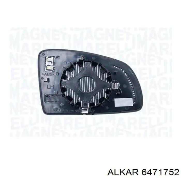 Скло дзеркала заднього виду, лівого Alkar 6471752 ціна, від 7.75 USD