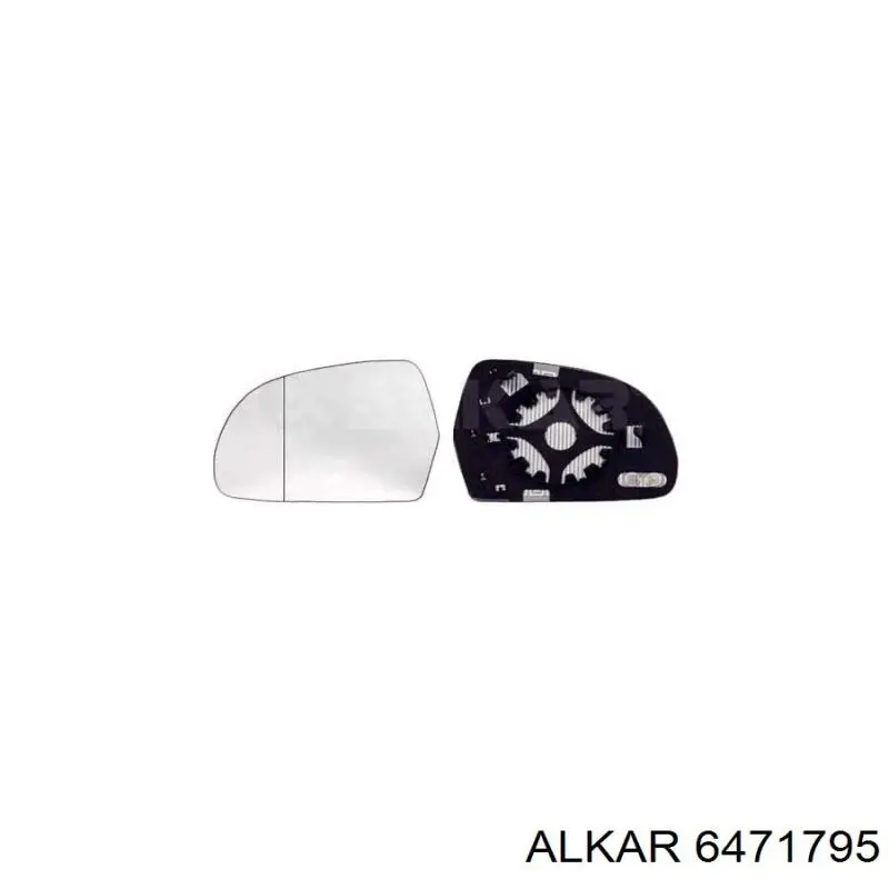 Скло дзеркала заднього виду, лівого Alkar 6471795 ціна, від 9.75 USD
