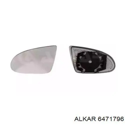 Скло дзеркала заднього виду, лівого Alkar 6471796 ціна, від 12.87 USD