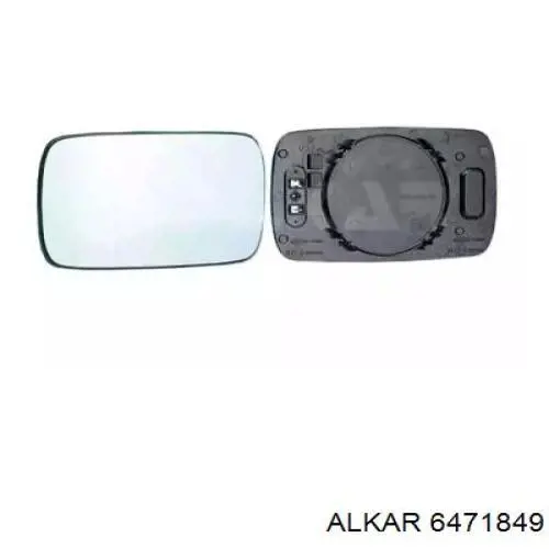 Дзеркальний елемент лівий Alkar 6471849