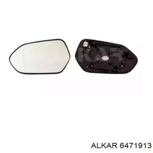 6471913 Alkar дзеркальний елемент дзеркала заднього виду, лівого