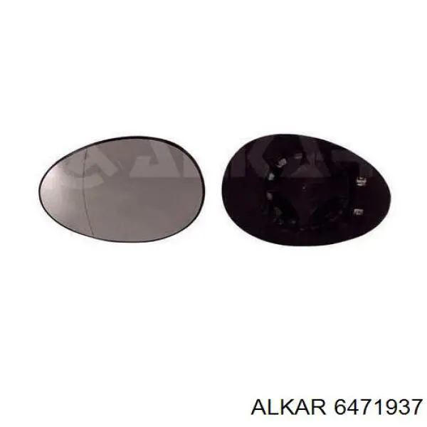 6471937 Alkar дзеркальний елемент дзеркала заднього виду, лівого