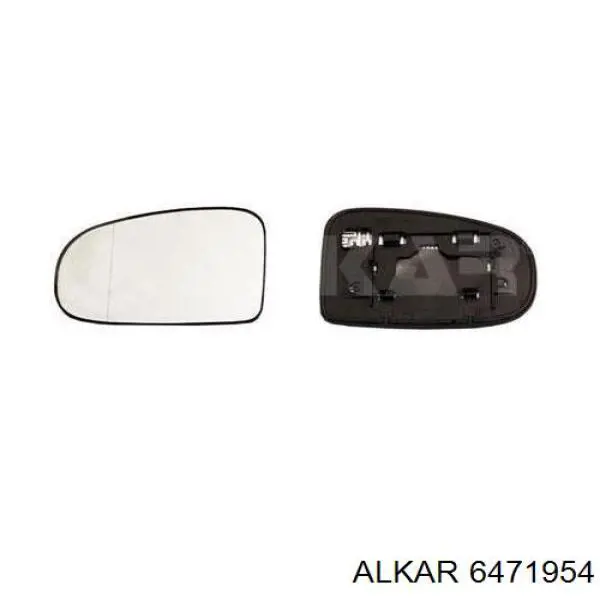 6471954 Alkar дзеркальний елемент дзеркала заднього виду, лівого