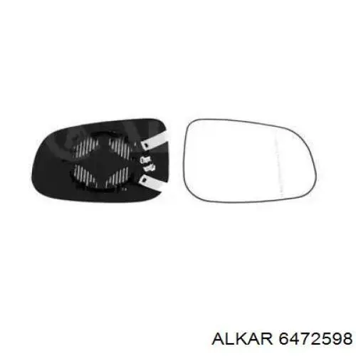 Купити 6472598 Alkar Скло дзеркала заднього виду, правого