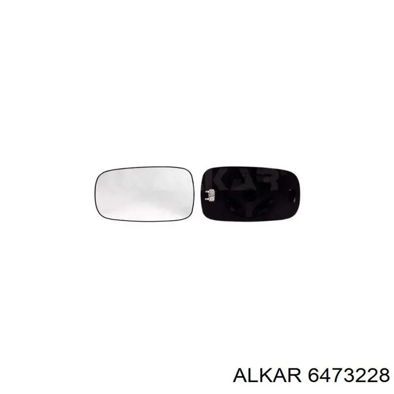 6473228 Alkar дзеркальний елемент дзеркала заднього виду, лівого