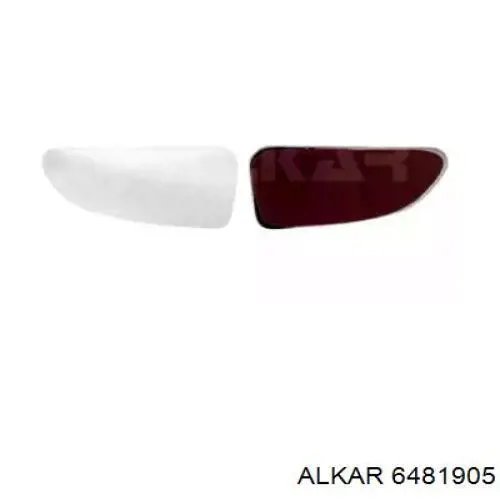 Купити 6481905 Alkar Дзеркальний елемент дзеркала заднього виду, лівого