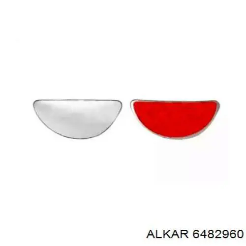 Купити 6482960 Alkar Скло дзеркала заднього виду, правого