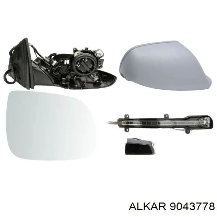 Ліве бічне дзеркало Alkar 9043778 ціна, від 211.85 USD