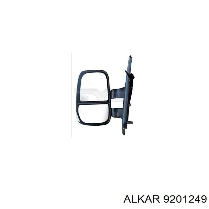 Ліве бокове дзеркало 9201249 Alkar