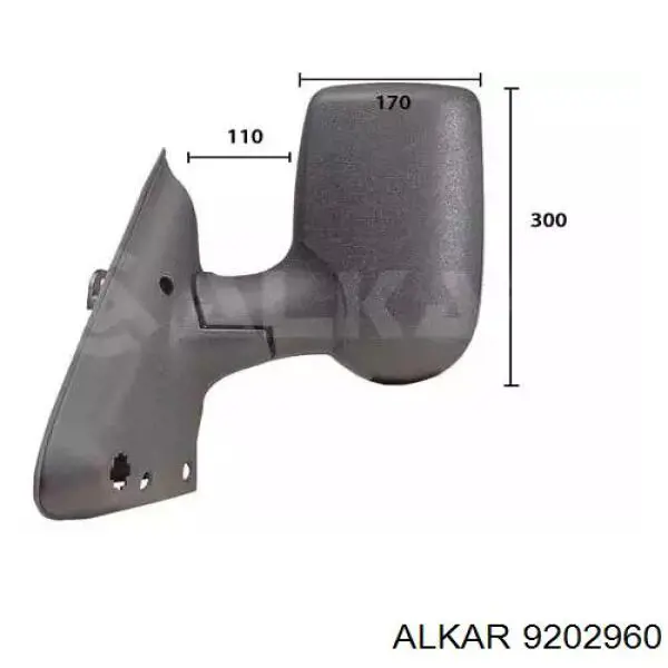 Купити 9202960 Alkar Дзеркало праве