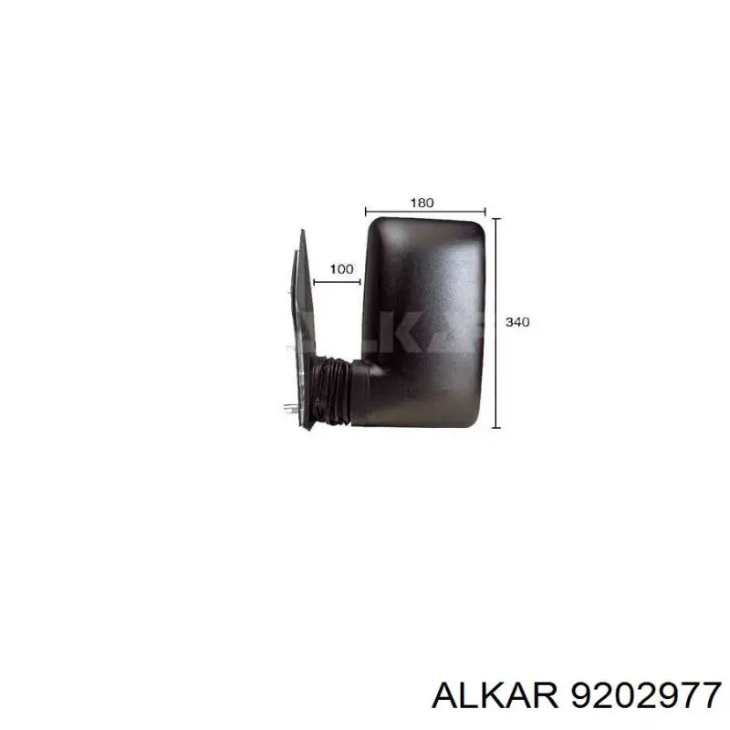 9202977 Alkar Праве дзеркало заднього виду
