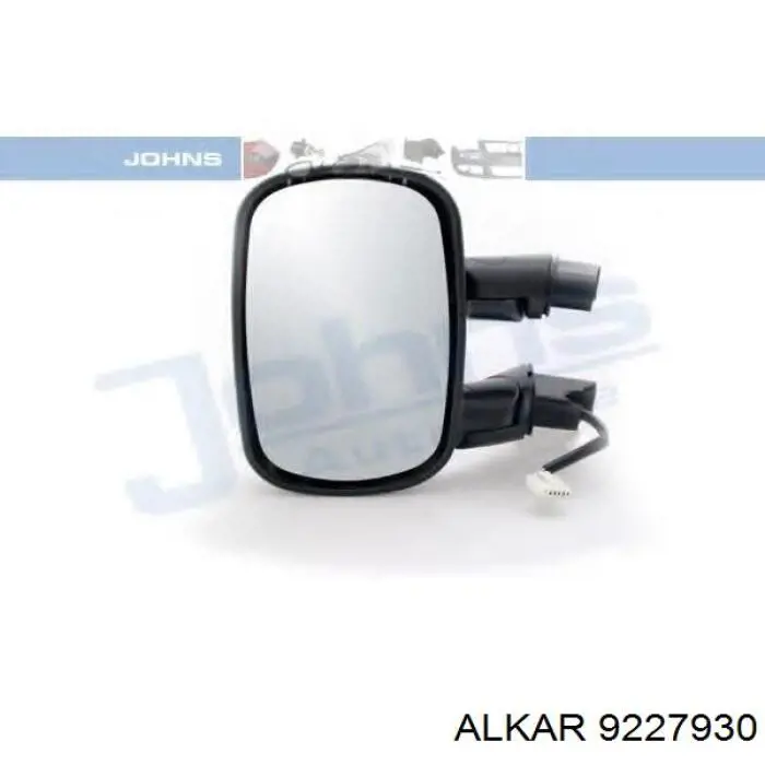Ліве бічне дзеркало Alkar 9227930 ціна, від 50.91 USD