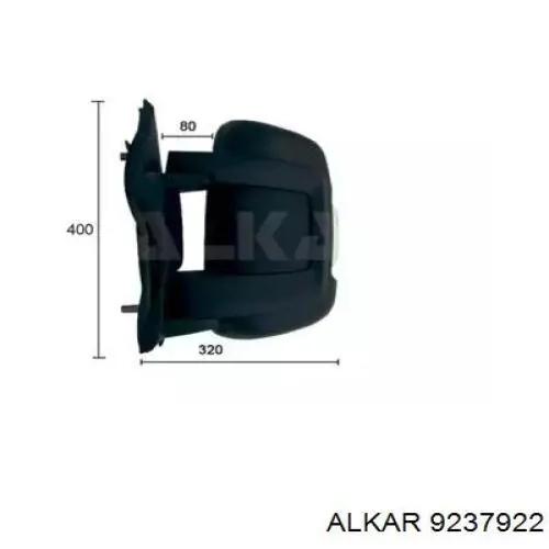 Ліве бічне дзеркало Magneti Marelli 1502777 ціна, від 104.33 USD