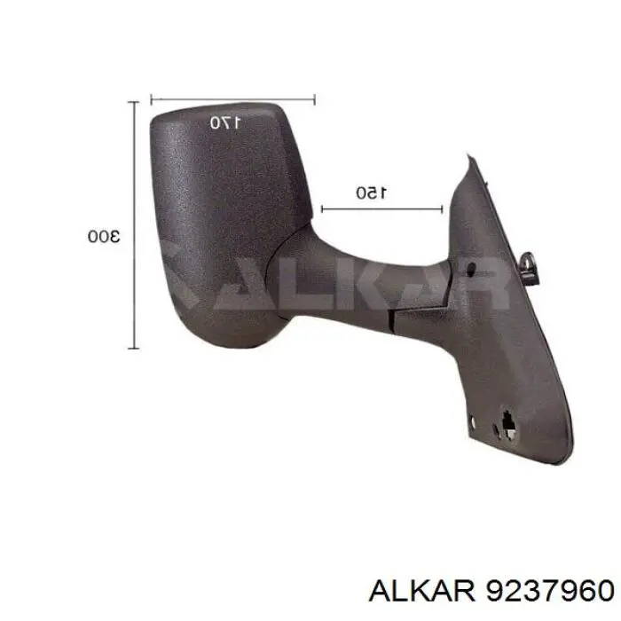 Ліве бічне дзеркало Ford 4643788 ціна, від 91.89 USD