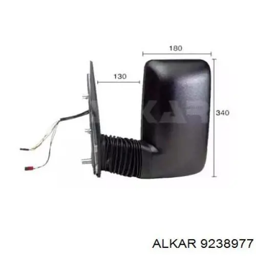 Праве бічне дзеркало Alkar 9238977 ціна, від 176.63 USD