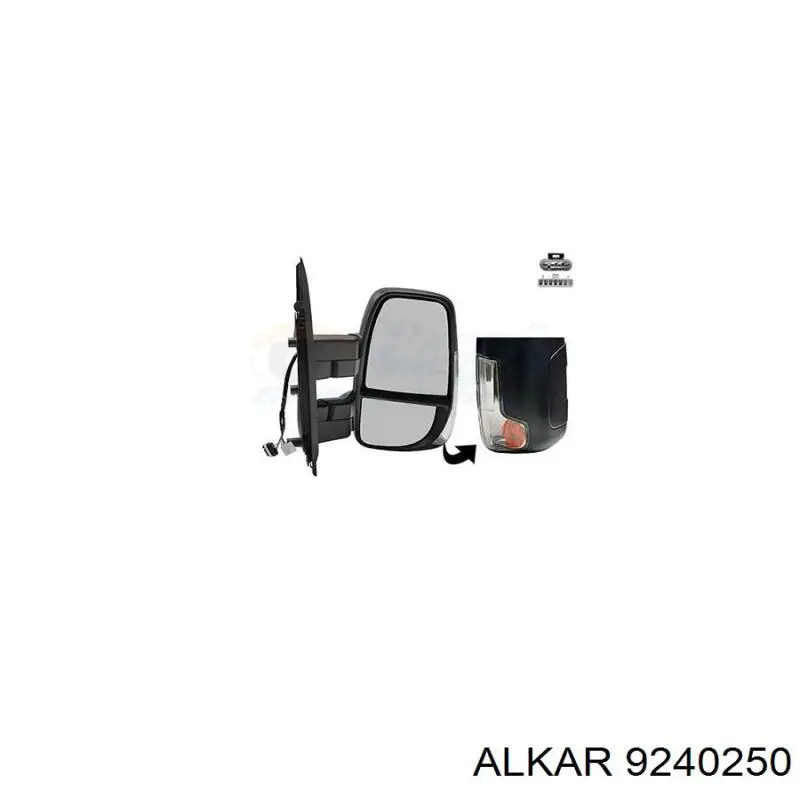 Купити LL0160014L GP Дзеркало праве