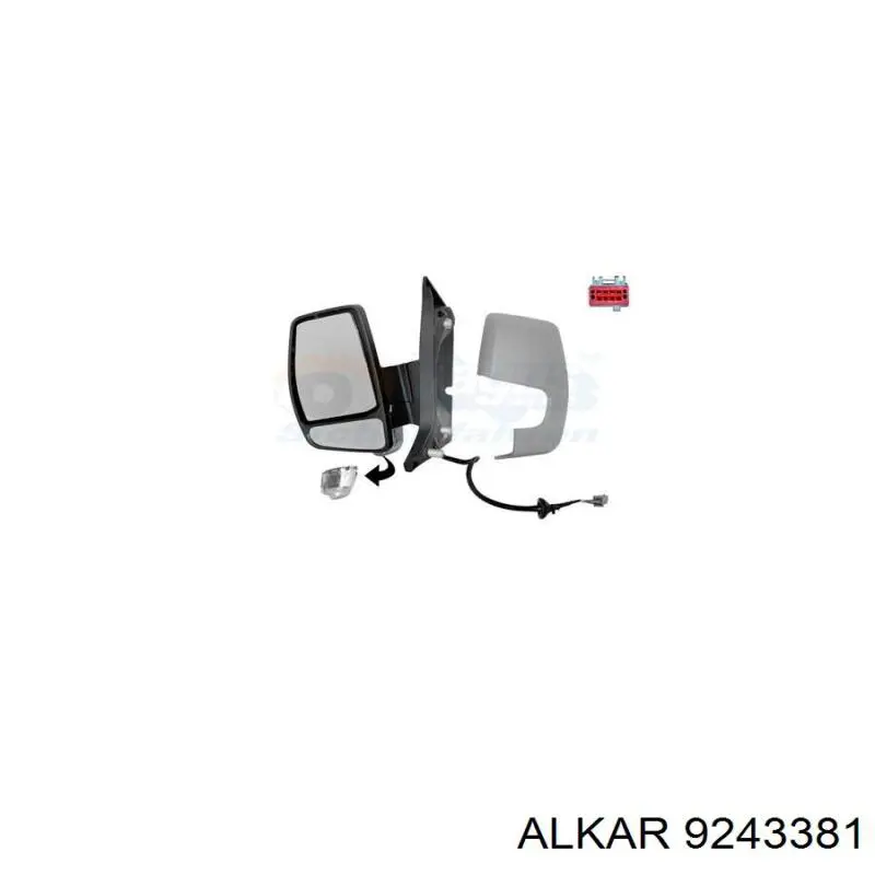 Ліве бічне дзеркало Fast FT88353 ціна, від 136.74 USD