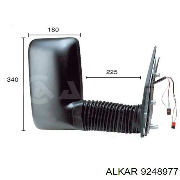 Праве бокове дзеркало Iveco 504056893