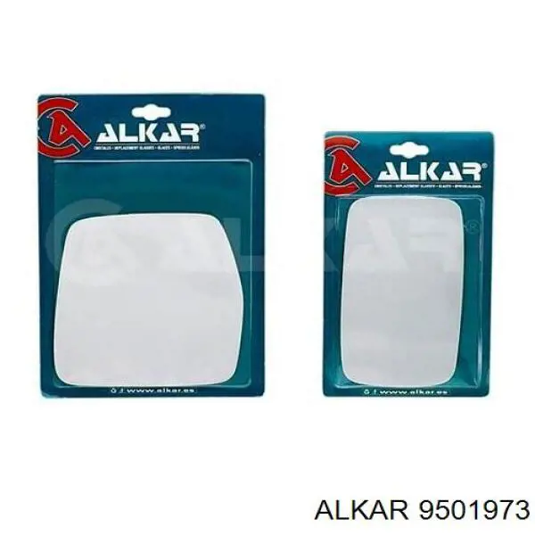 9501973 Alkar дзеркальний елемент дзеркала заднього виду, лівого