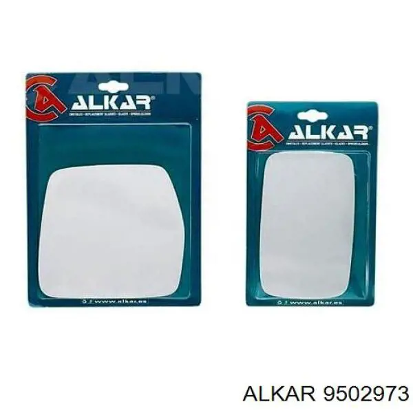 9502973 Alkar дзеркальний елемент дзеркала заднього виду, правого