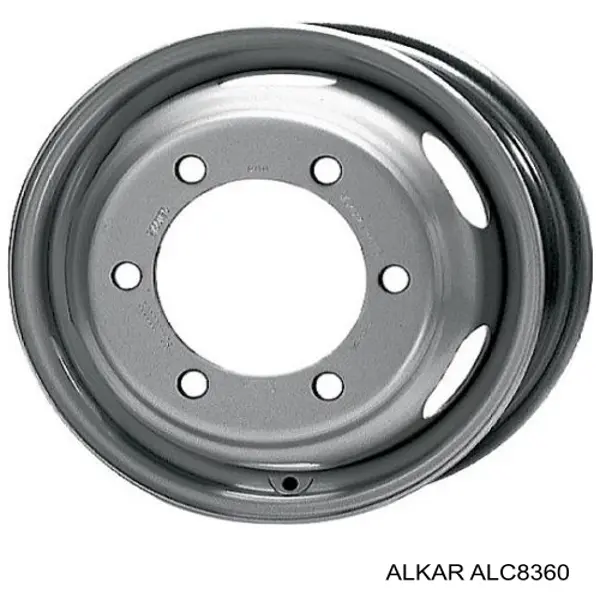 ALC8360 Alkar диск колісний стальний (штампований)