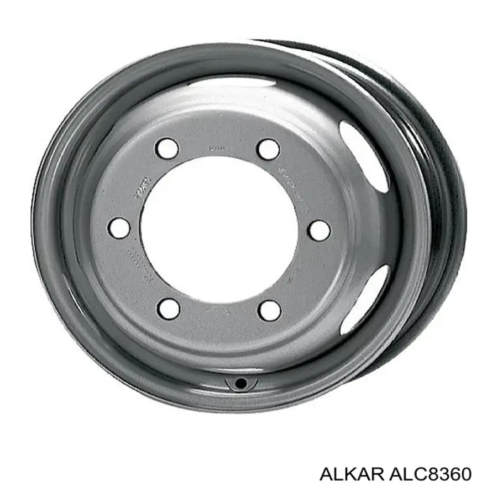 Диск колісний стальний (штампований) ALC8360 Alkar
